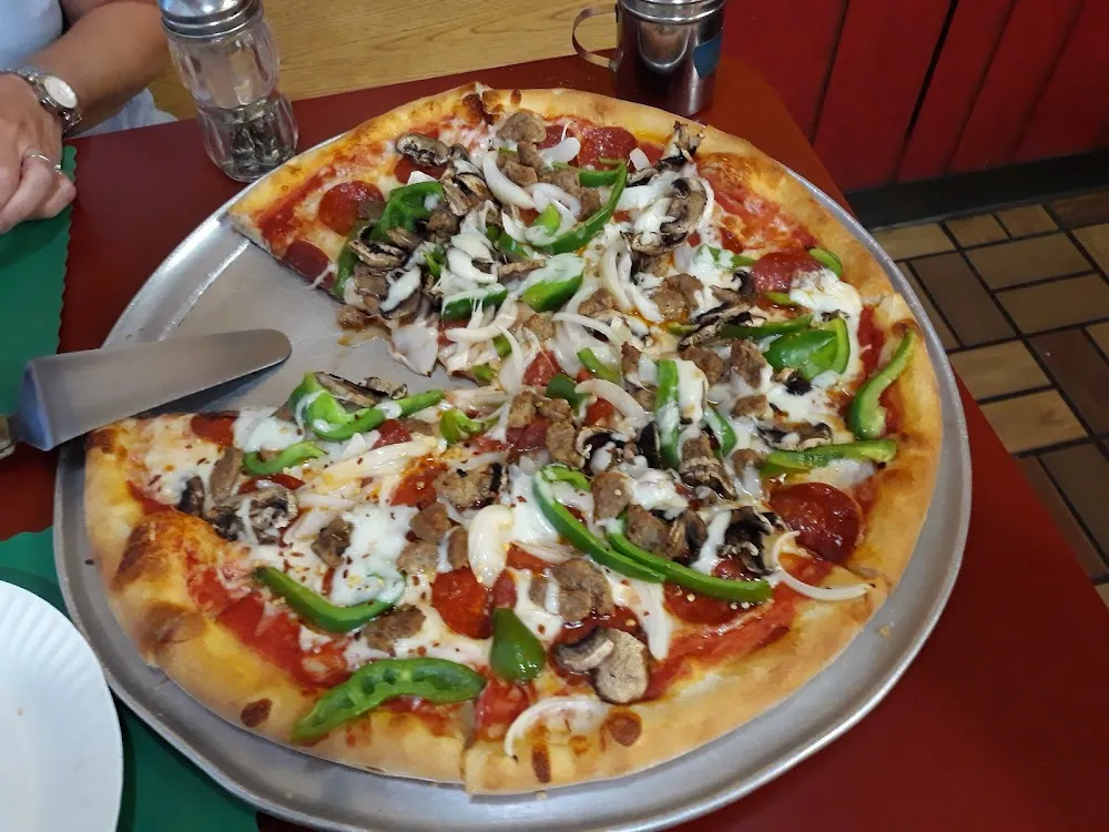 Esposito's Special with the Works Pizza