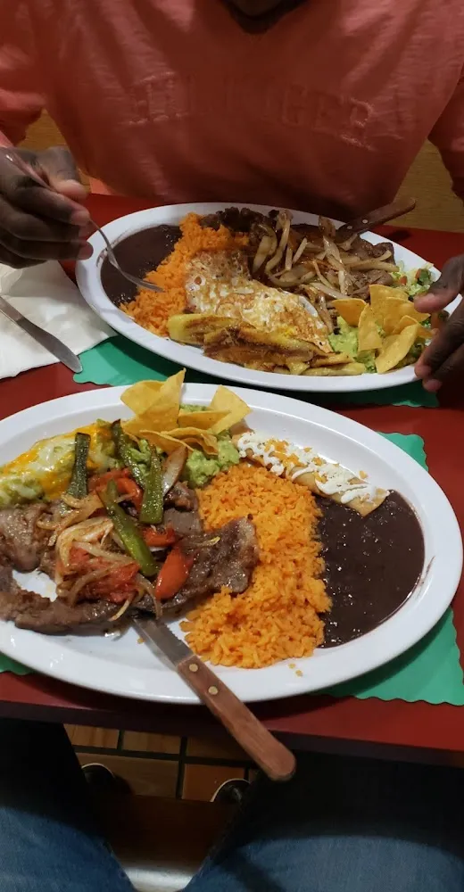 Platter with Rice & Beans